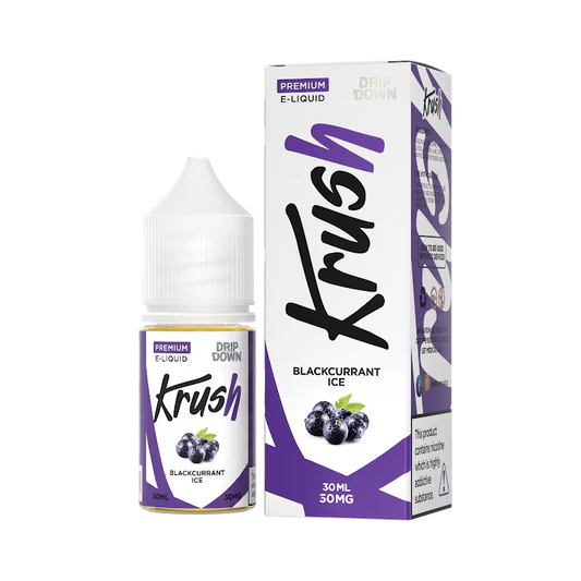 Drip Down Krush Iced Blackcurrant Saltnic 30ml 
