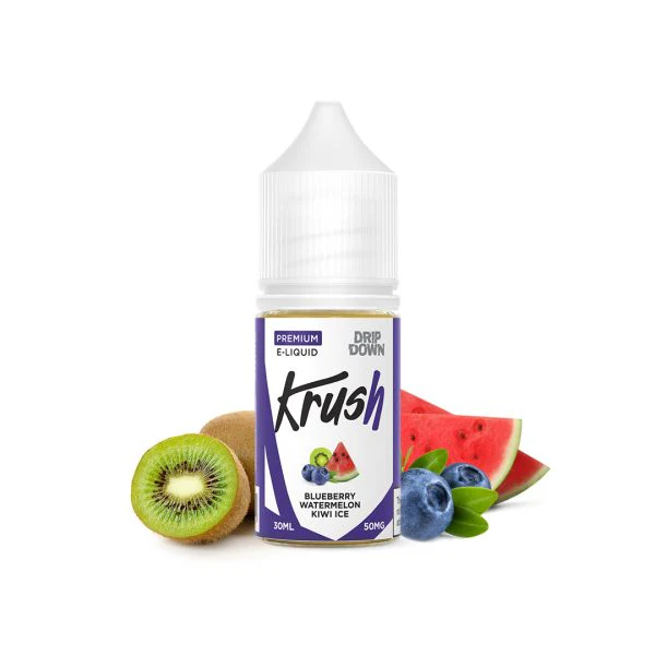 Drip Down Krush Iced Blueberry Watermelon Kiwi Saltnic 30ml