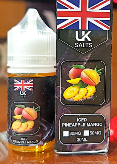 Uk Salts Iced Pineapple Mango Saltnic 30ml 