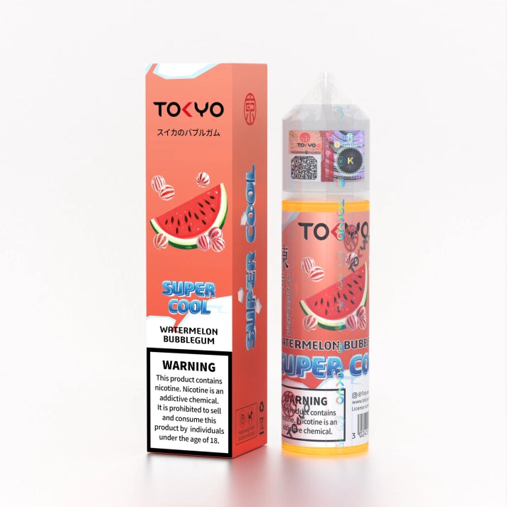 Tokyo Super Cool Watermelon Bubblegum Freebase 60ml