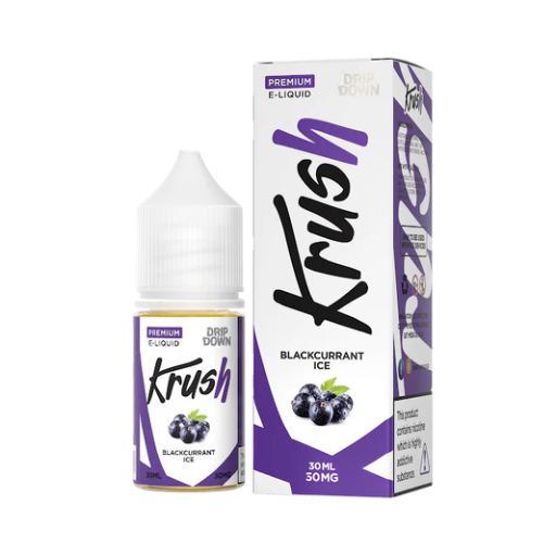 Drip Down Krush Iced Blackcurrant Saltnic 30ml 
